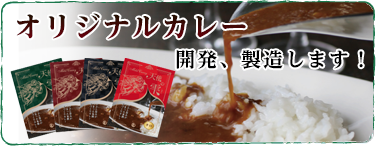 オリジナルカレー 開発、製造します！